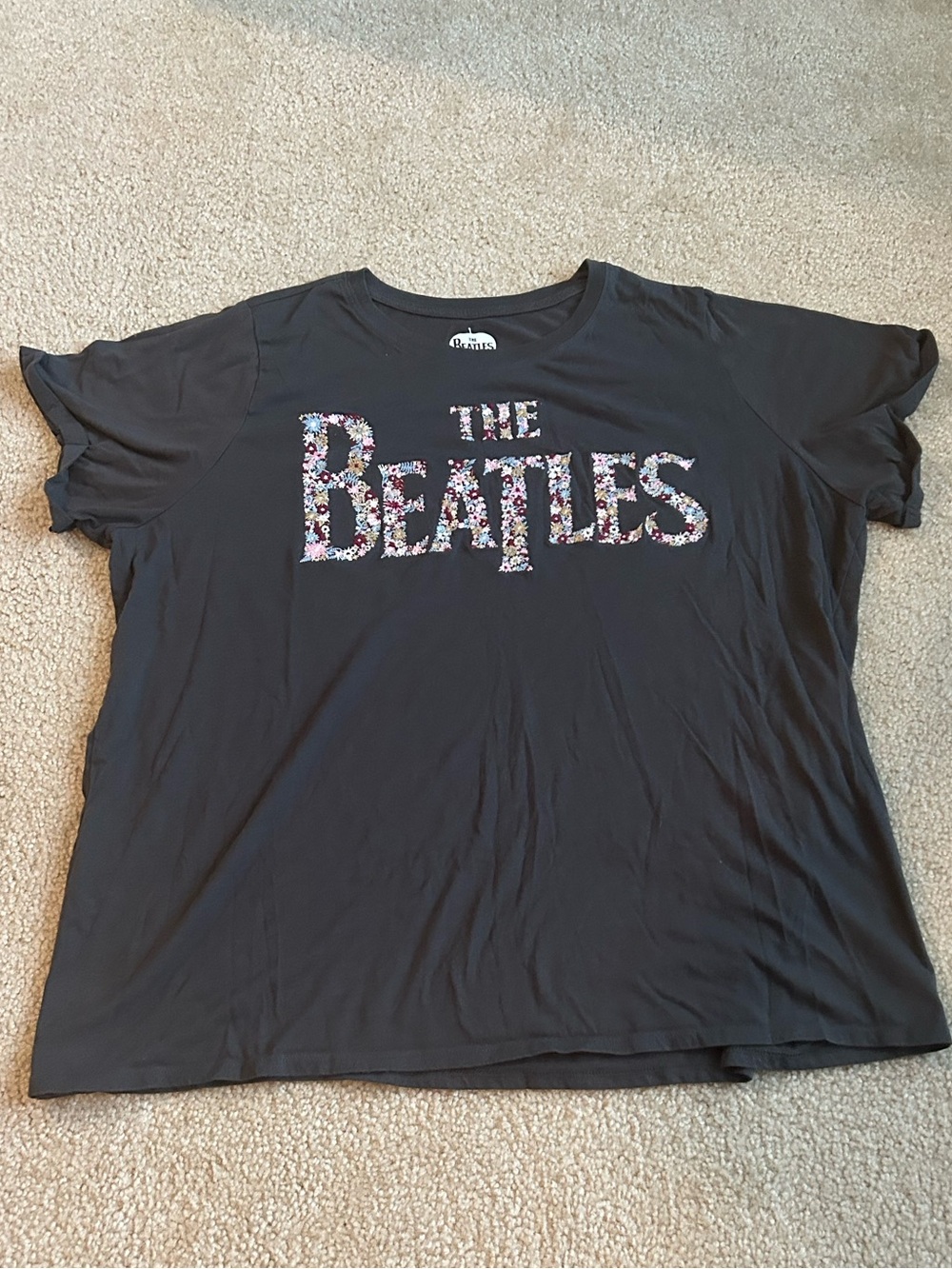 Hybrid Apparel Black Beatles Logo Tee